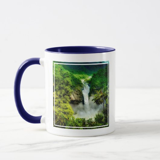 Mug Les cascades | San Rafael Falls, Equateur (Gauche)