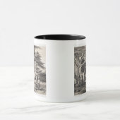 Mug Les cèdres du Liban, gravés par Freeman (sépia (Centre)