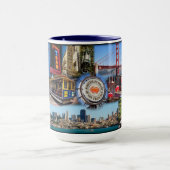 Mug Les célèbres attractions touristiques de San Franc (Centre)