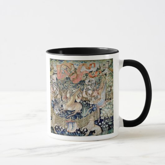 Mug Les cerfs communs à ailes (tapisserie) (Droite)