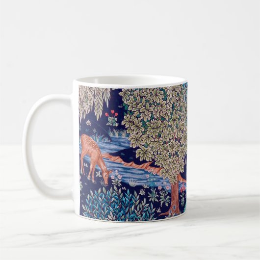 Mug Les cerfs dans la forêt, William Morris (Gauche)