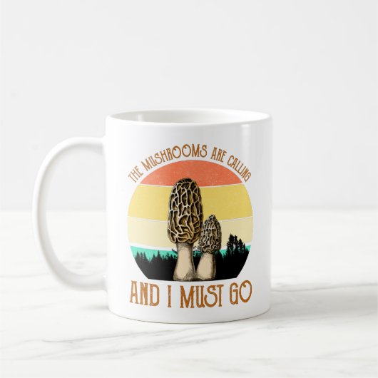 Mug Les Champignons Appelent Et Je Dois Y Aller - More (Gauche)