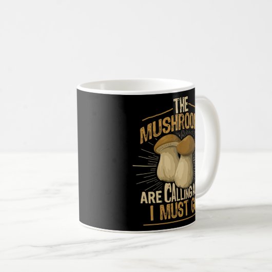 Mug Les Champignons Appelent Que Je Dois Aller Morel (Devant droit)