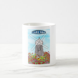 Mug Les champs de fleurs de Carlsbad Californie