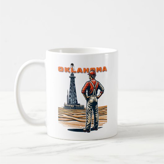 Mug Les champs pétroliers de l'Oklahoma (Gauche)
