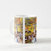 Mug Les chatons dans l'art du jardin (Devant gauche)