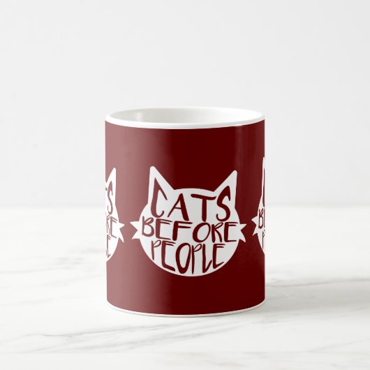 Mug Les chats avant les gens (Centre)