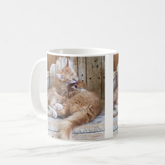 Mug Les chats bouddhistes (Devant gauche)