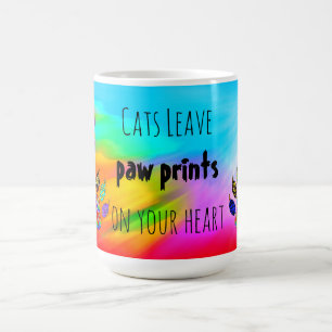 Mug Les chats laissent des Empreintes de pattes sur vo