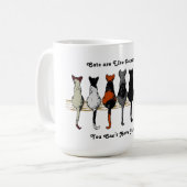 Mug Les chats, les chats, les chats et la chatte (Devant gauche)