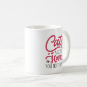Mug Les Chats Me Rendent Heureux Vous N'Êtes Pas Tant (Devant droit)