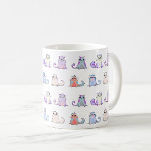 Mug Les chats mignons sont des cryptokitties motif 1