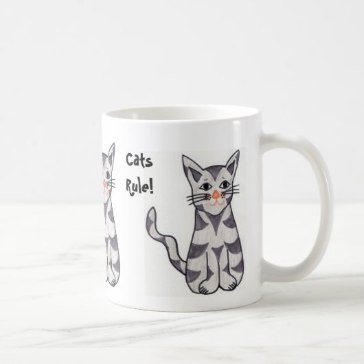 Mug Les chats règnent (Droite)