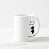 Mug Les chats s'en fichent (Devant droit)