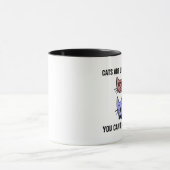 MUG LES CHATS SONT COMME DES CHAUSSURES DE POMME DE TE (Centre)