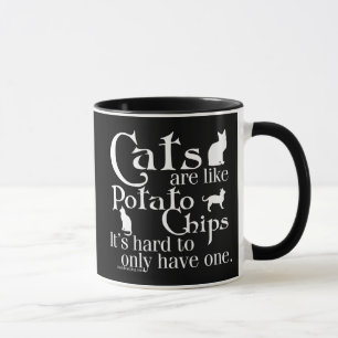 Mug Les chats sont comme des pommes chips…