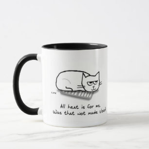 Mug Les chats sont des cochons chauffants - La moisiss