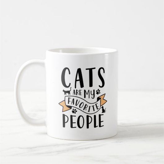 Mug Les Chats Sont Mes Gens Préférés (Gauche)