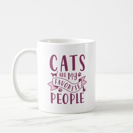 Mug Les Chats Sont Mes Gens Préférés (Gauche)