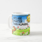 Mug Les chats sont plus intelligents (Devant gauche)