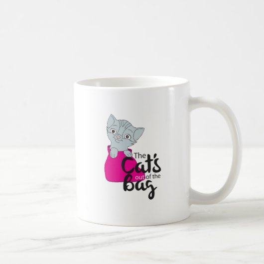 Mug Les chats sortis du sac Kitten Dessin de Kitty (Droite)