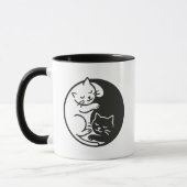 Mug Les chats Yin Yang (Gauche)