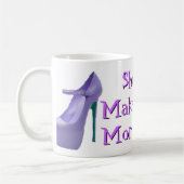 Mug Les chaussures font à la vie plus d'amusement - (Gauche)