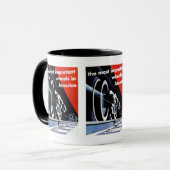 Mug Les Chemins de fer-Plus importants roule dedans (Devant gauche)