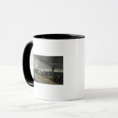 Mug Les chevaux dessinant des chariots lèvent une (Devant gauche)