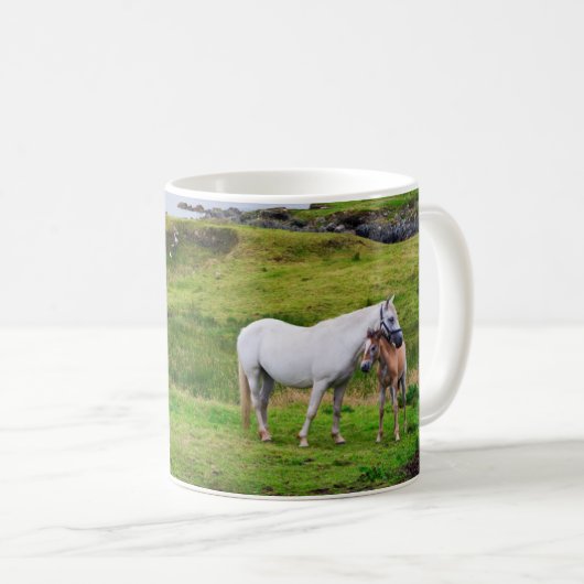 Mug Les Chevaux du Connemara | Galway, Irlande (Devant droit)