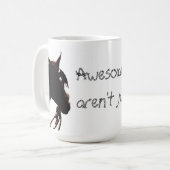 Mug Les chevaux impressionnants ne sont pas simplement (Devant gauche)