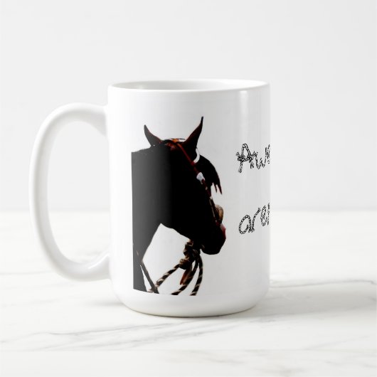 Mug Les chevaux impressionnants ne sont pas simplement (Gauche)