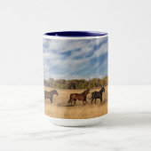 Mug Les Chevaux Juste En Dehors Du Parc National De Gr (Centre)