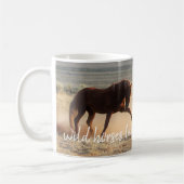 Mug Les Chevaux Sauvages me repoussent le souffle (Gauche)