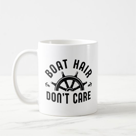 Mug Les cheveux de bateau ne s’en soucient pas (Gauche)