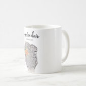 Mug Les cheveux de jardin s'en fichent (Devant droit)