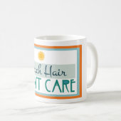 Mug Les cheveux de plage, ne s'inquiètent pas (Devant droit)