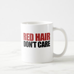 Mug Les cheveux rouges s'en fichent