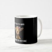 Mug Les chèvres me rendent heureux l'amour des chèvres (Devant droit)