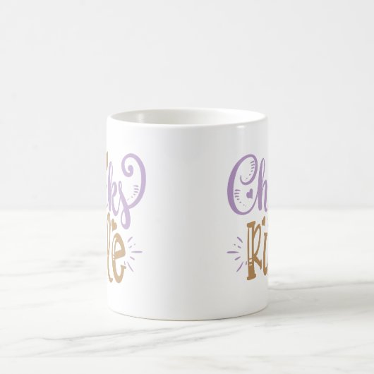 Mug Les Chicks dirigent la citation de Pâques (Centre)