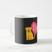 Mug Les chiens d'arrêt d'or - n'arrêtez pas Retrievin (Devant gauche)