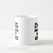Mug Les chiens me rendent heureux (Centre)