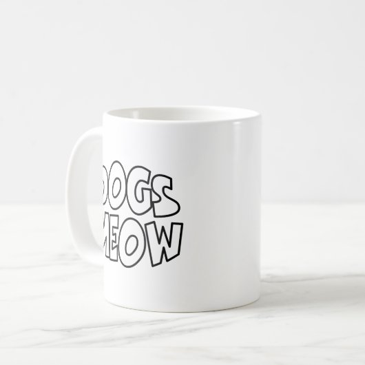 Mug Les chiens miaulent (Devant gauche)