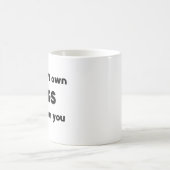 Mug les chiens n'appartiennent pas (Centre)