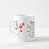 Mug Les chiens sont amour (Devant gauche)