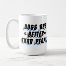 Les chiens sont meilleurs [Noir/Bleu]