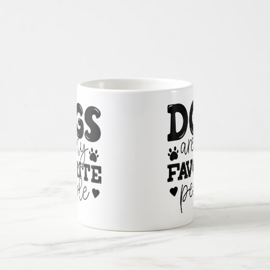 Mug Les chiens sont mon peuple préféré Les chiens Mama (Centre)