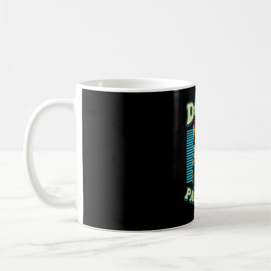Mug Les chiens sont notre lien vers le paradis Retro V (Gauche)
