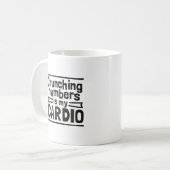 Mug Les Chiffres De Crunching Est Mon Cardio (Devant gauche)