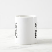 Mug Les Chiffres De Crunching Est Mon Cardio (Centre)